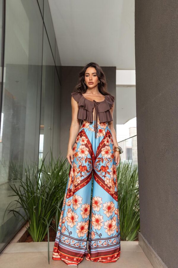 CONJUNTO CALÇA + CROPPED - POLIAMIDA - CORES DIVERSAS - Imagem 5