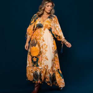 VESTIDO CRISTEM SAVAGE GLAM - INSPIRAÇÃO FARM