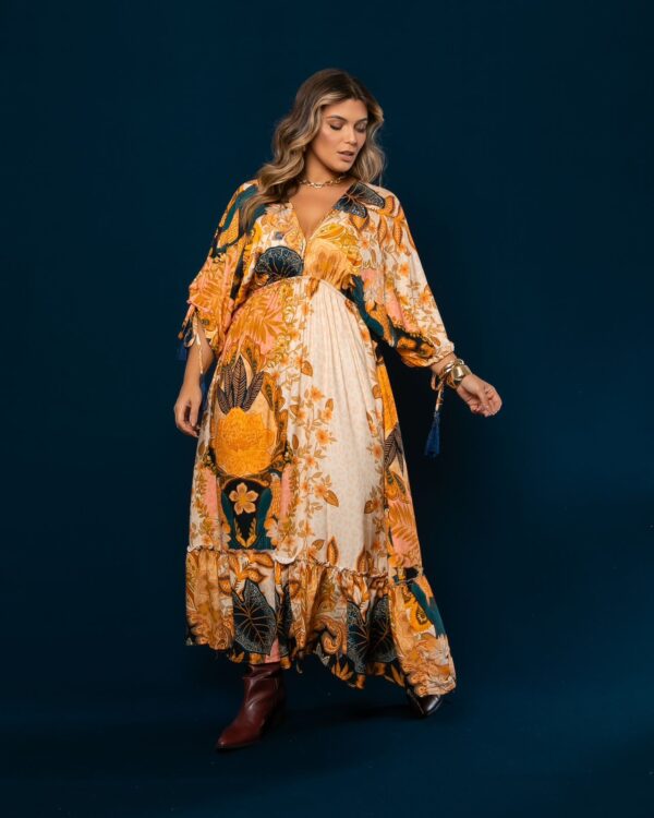 VESTIDO CRISTEM SAVAGE GLAM - INSPIRAÇÃO FARM