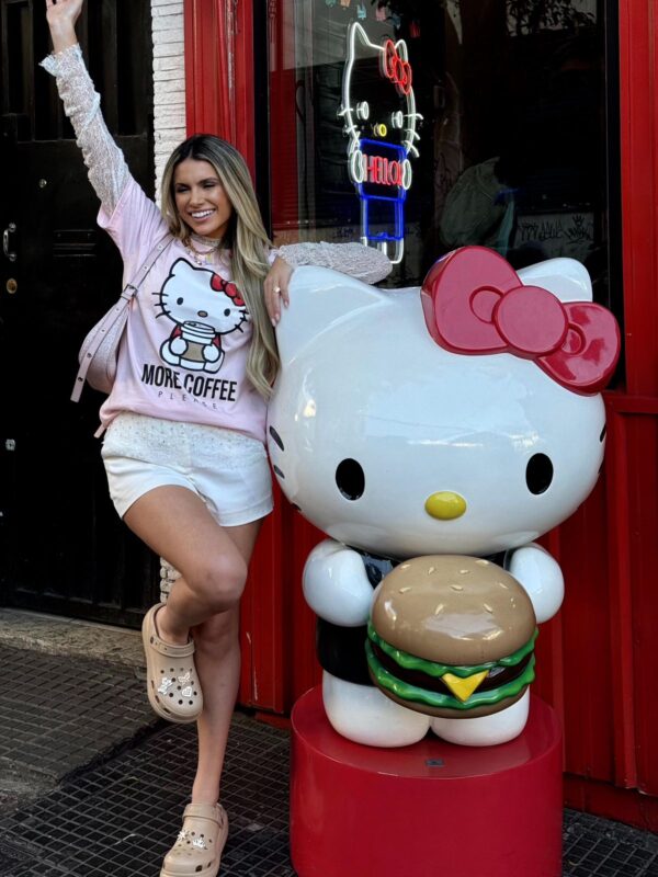 T-SHIRT - HELLO KITTY ROSA