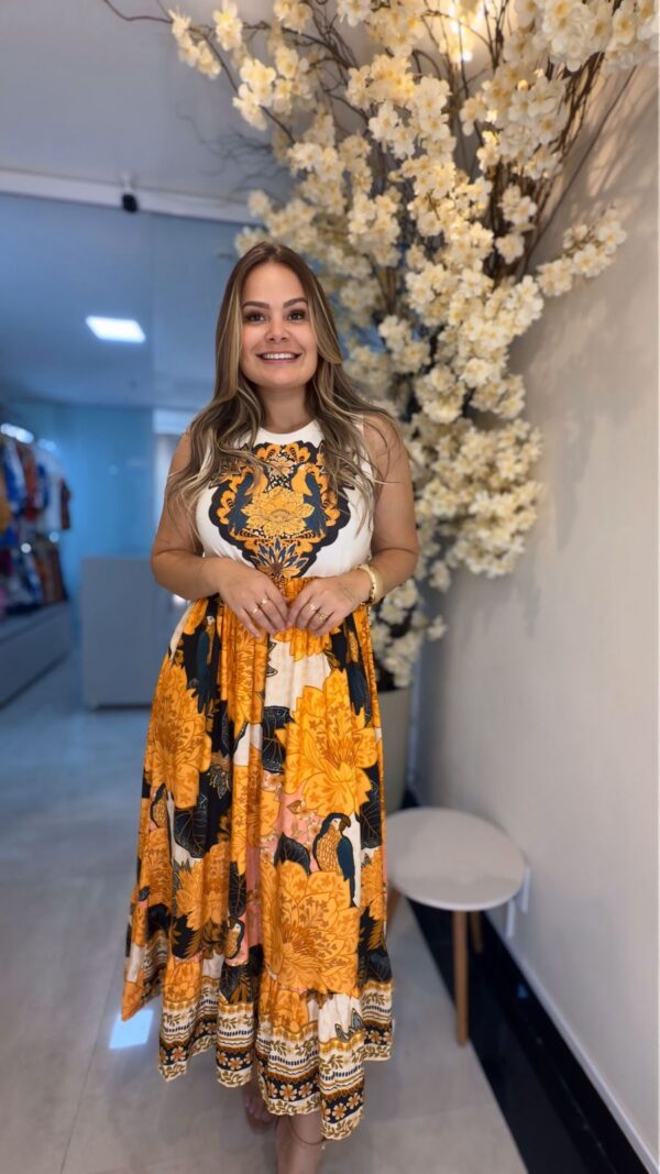 VESTIDO CAMISA REGATA SAVAGE GLAM - INSPIRAÇÃO FARM - Imagem 3