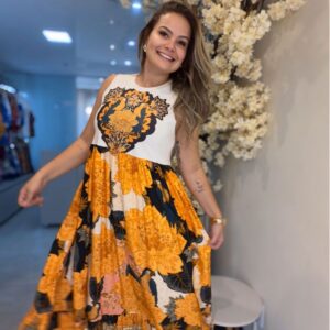 VESTIDO CAMISA REGATA SAVAGE GLAM - INSPIRAÇÃO FARM