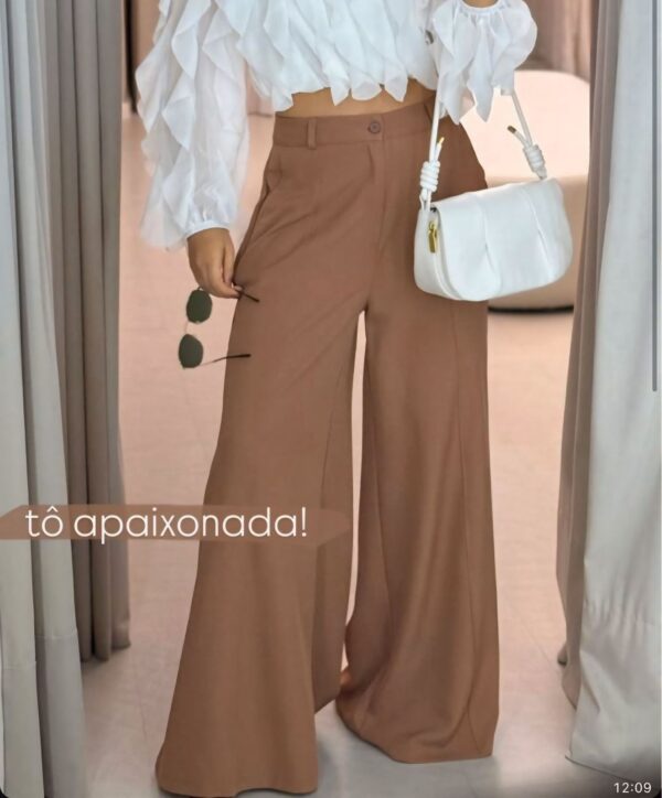 CALÇA PANTALONA - CORES DIVERSAS - Imagem 4