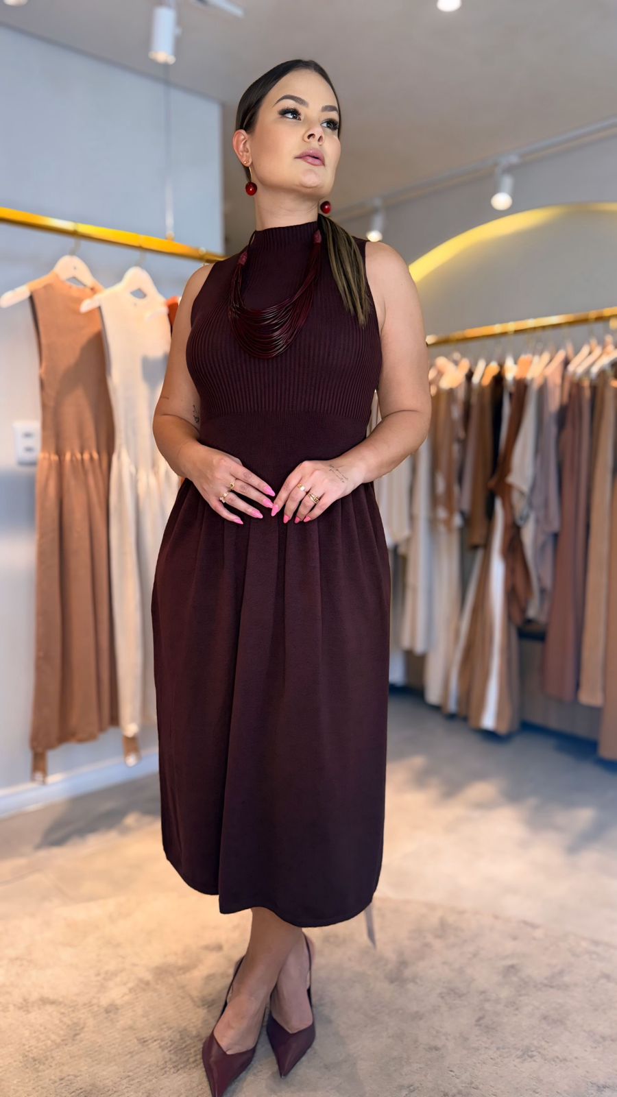 VESTIDO-ANIS-TRICÔ-CORES DIVERSAS - Imagem 4