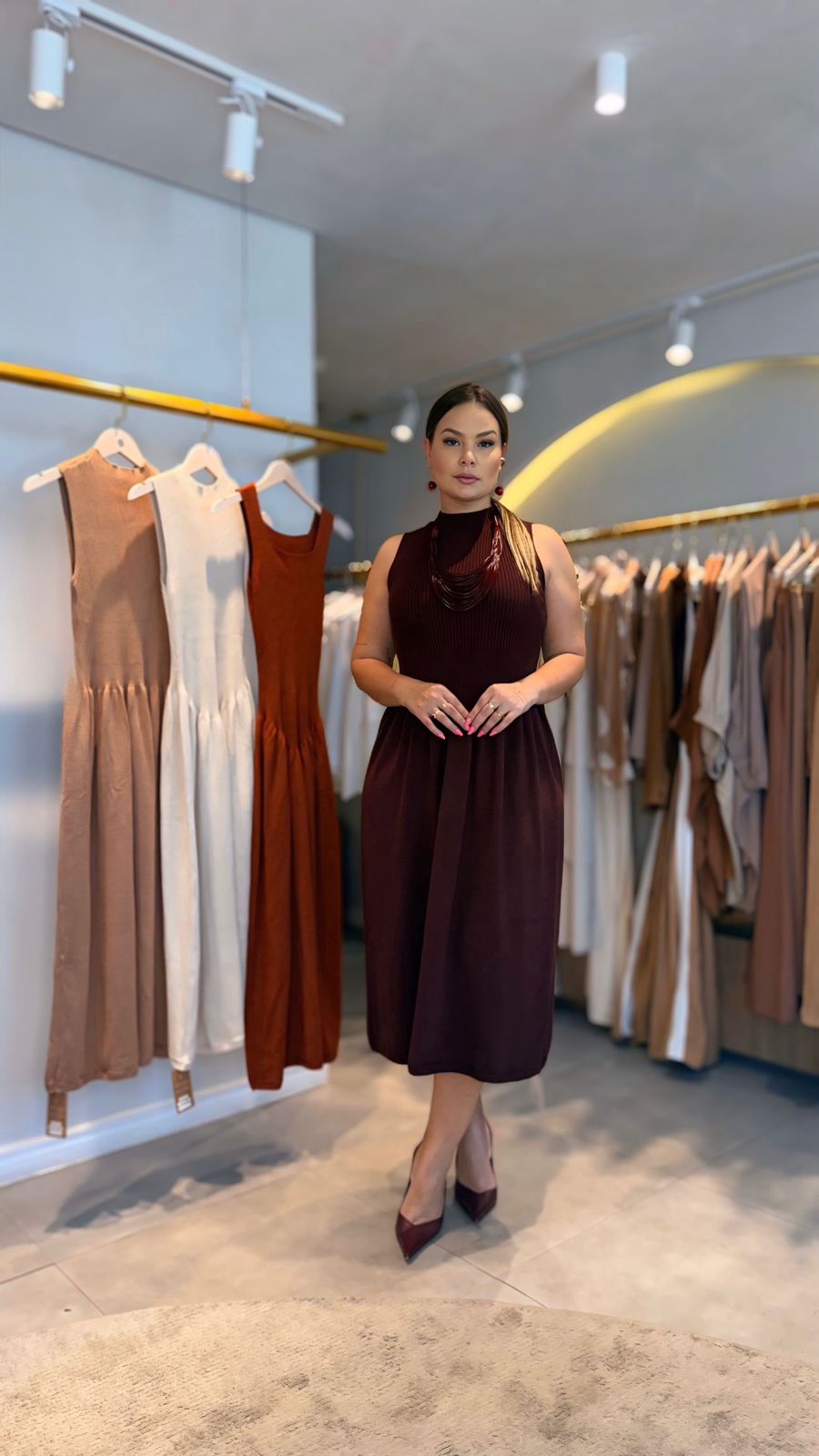 VESTIDO-ANIS-TRICÔ-CORES DIVERSAS - Imagem 5